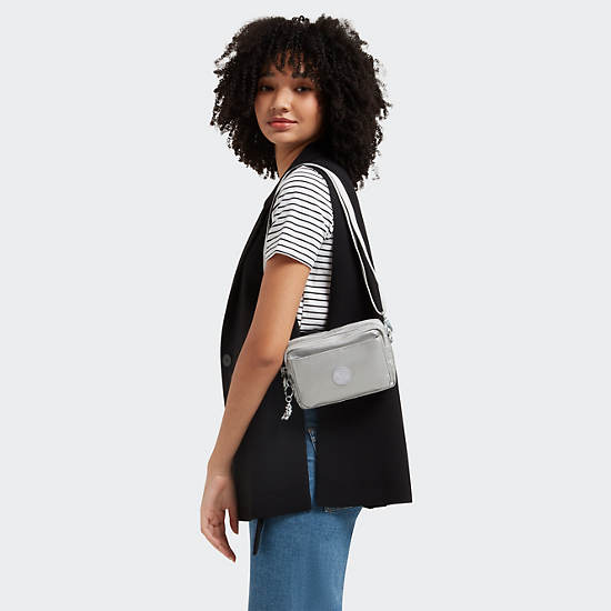 Sacs Kipling Abanu Multi Metallic Convertible Crossbody Bag Argent | FR 1176KO